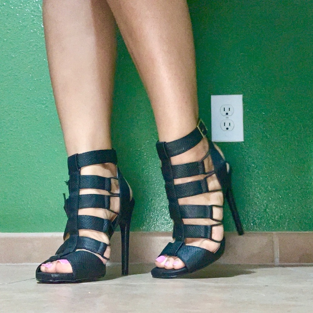 Black heels